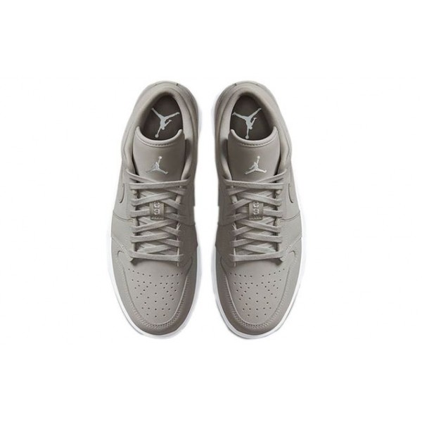 Womens WMNS Air Jordan 1 Low 'Grey Fog' Grey Fog/Grey Fog/White DC0774-002