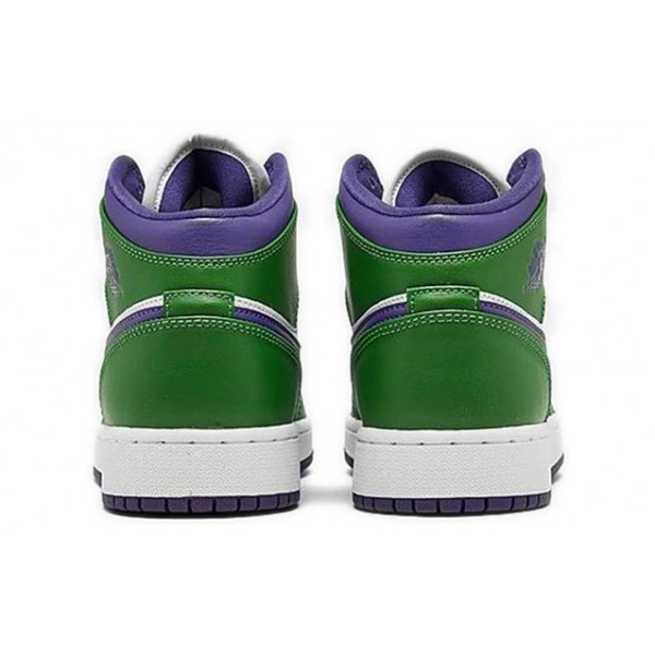 Air Jordan 1 Mid'Hulk' GS Aloe Verde/Court Purple/White 554725-300