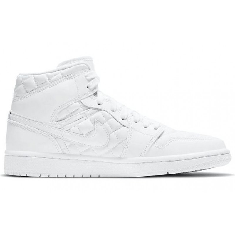 Womens WMNS Air Jordan 1 Mid SE Quilted White DB6078-100