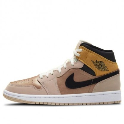 Womens WMNS Air Jordan 1 Mid SE Particle Brown DD2224-200