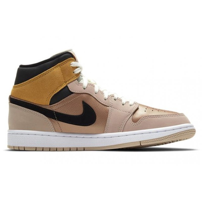 Womens WMNS Air Jordan 1 Mid SE Particle Brown DD2224-200