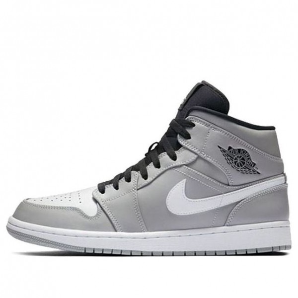 Air Jordan 1 Mid Wolf Grey 554724-046