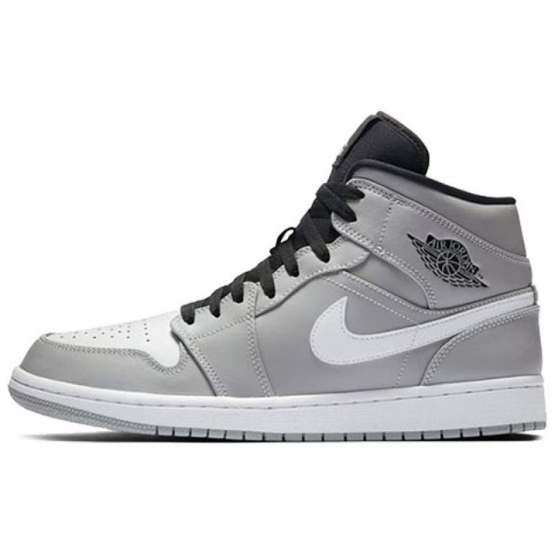 Air Jordan 1 Mid Wolf Grey 554724-046