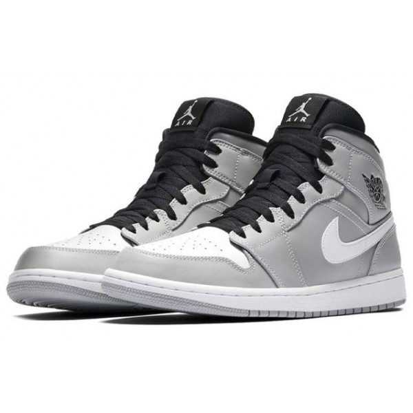 Air Jordan 1 Mid Wolf Grey 554724-046