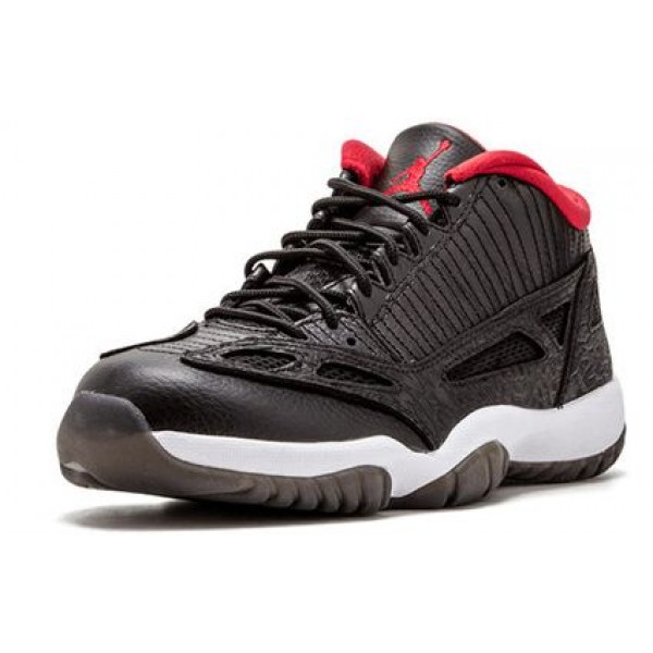 Air Jordan 11 Retro Low 'IE' 2011 Black/Varsity Red-White 306008-001