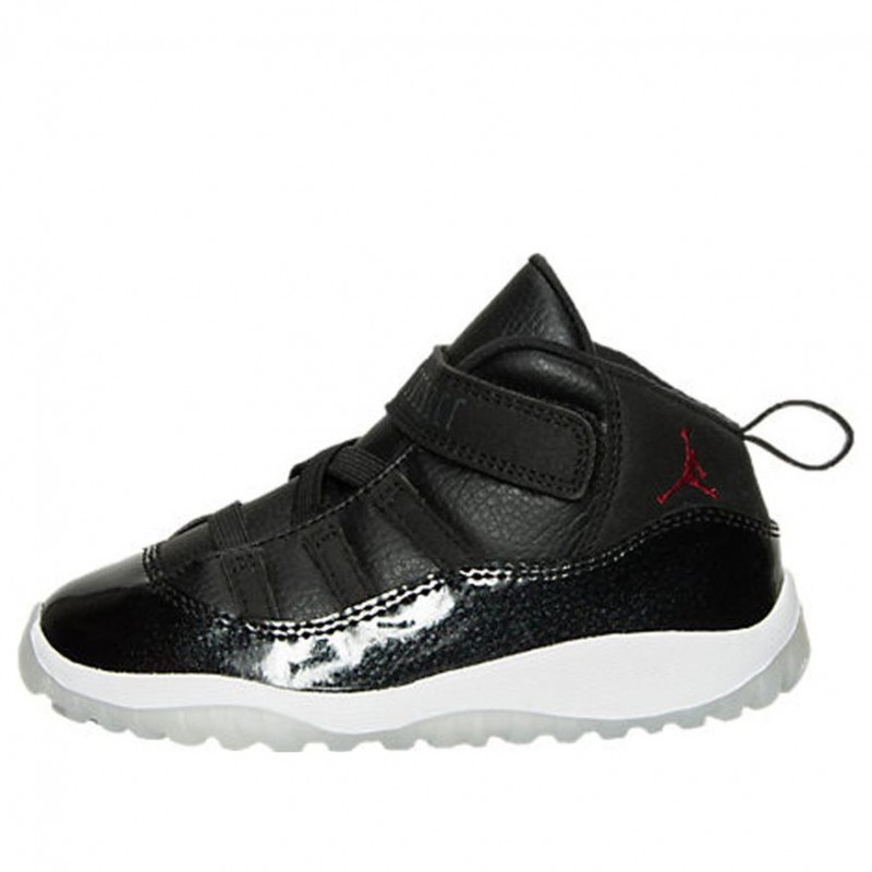 Air Jordan 11 Retro BT '72-10' Black/Gym Red-White-Anthracite 378040-002