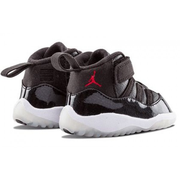 Air Jordan 11 Retro BT '72-10' Black/Gym Red-White-Anthracite 378040-002