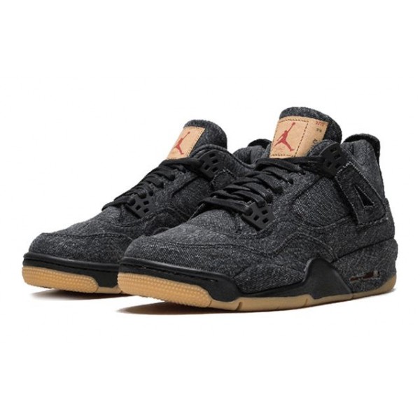 Air Jordan 4 Retro Levis NRG GS Levis - Black Denim AQ9103-001