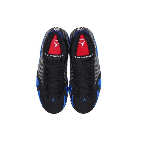 Air Jordan 14 Retro SP Supreme - Black Royal Blue BV7630-004