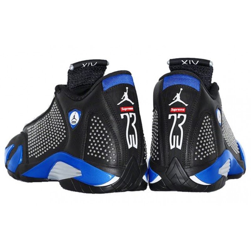 Air Jordan 14 Retro SP Supreme - Black Royal Blue BV7630-004