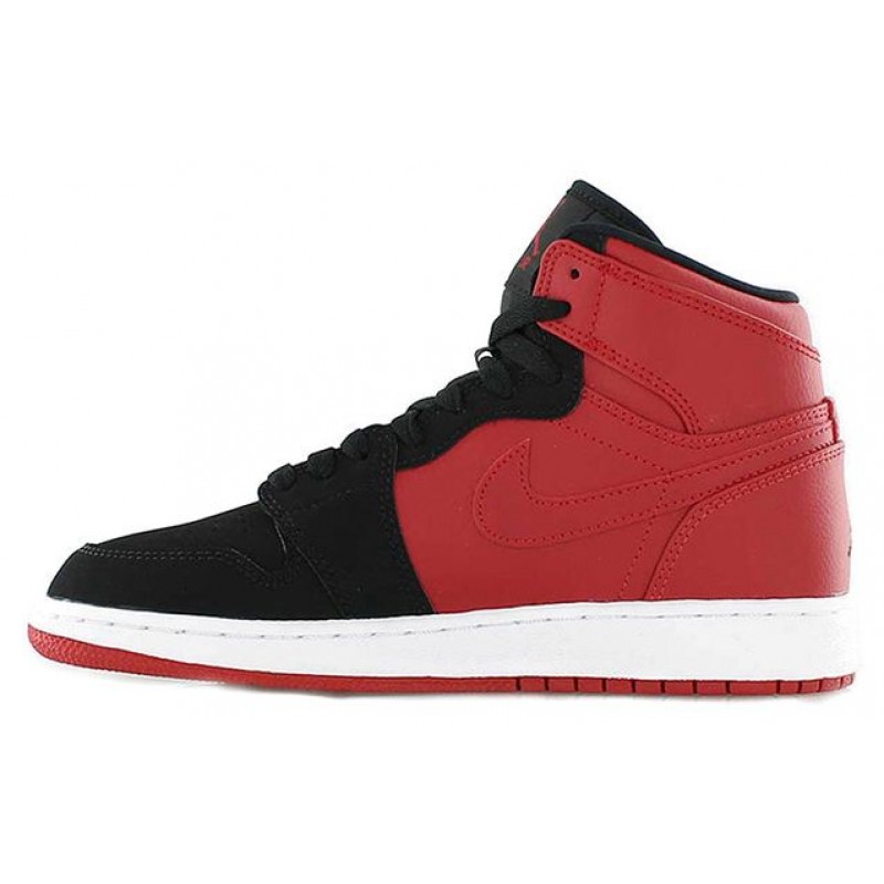 Air Jordan 1 Retro High BG 'Red Black' Gym Red/White-Black 705300-605