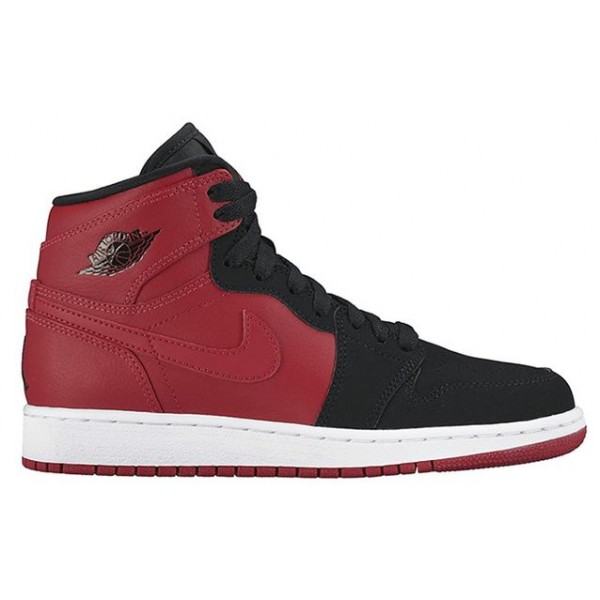 Air Jordan 1 Retro High BG 'Red Black' Gym Red/White-Black 705300-605