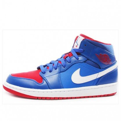 Air Jordan 1 Mid Game Royal Gym Red 554724-407