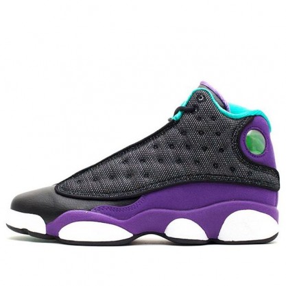 Air Jordan 13 GS 'Violet Teal' Black/Atomic Teal/Ultraviolet Grape/White 439358-027