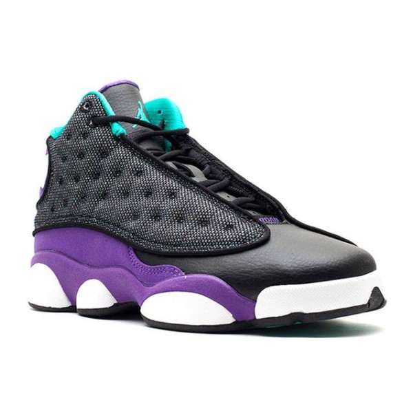 Air Jordan 13 GS 'Violet Teal' Black/Atomic Teal/Ultraviolet Grape/White 439358-027