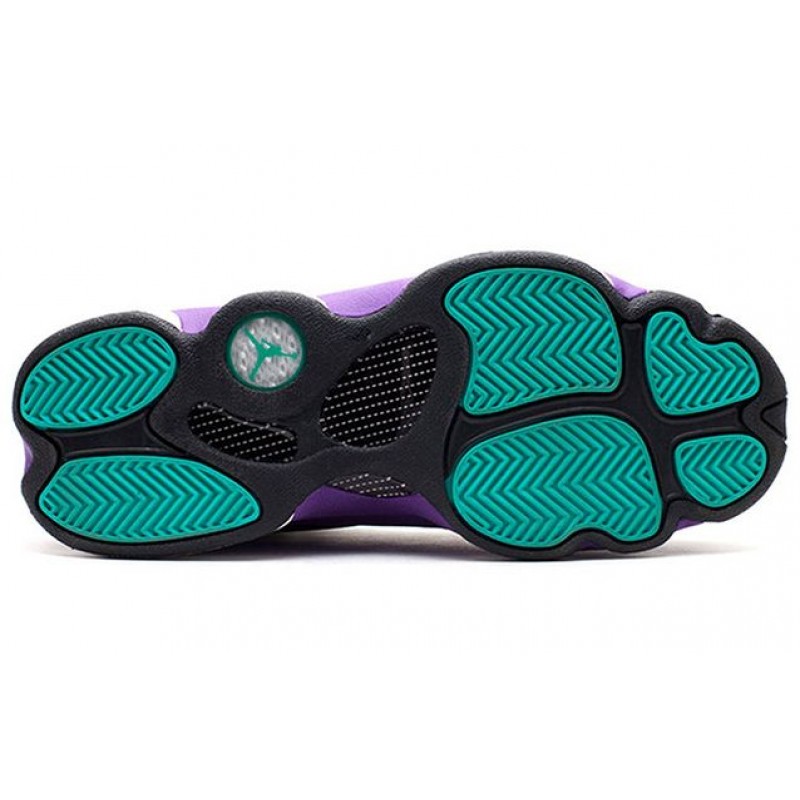 Air Jordan 13 GS 'Violet Teal' Black/Atomic Teal/Ultraviolet Grape/White 439358-027