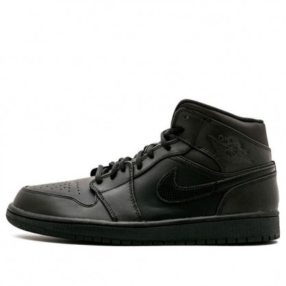 Air Jordan 1 Mid Black 554724-034