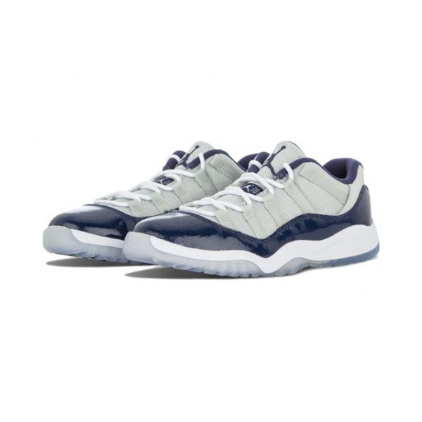 Air Jordan 11 Retro Low Pre-School 'Georgetown' Grey Mist/White-Midnight Navy 505835-007