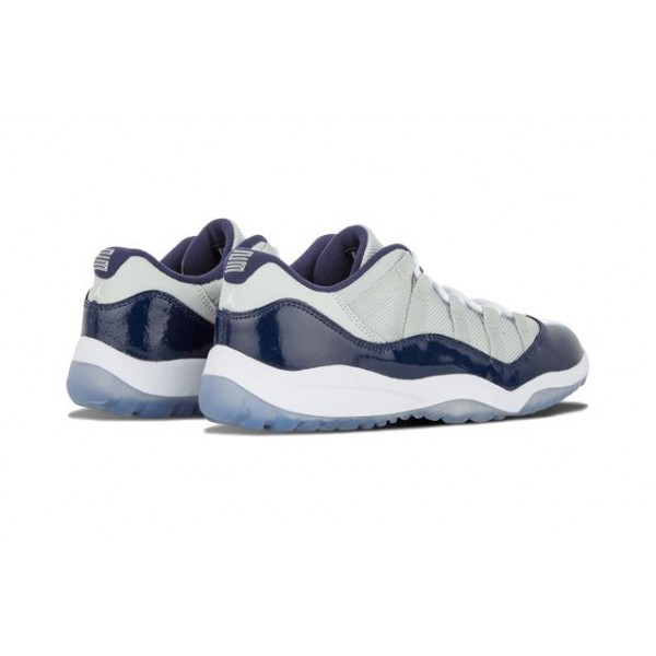 Air Jordan 11 Retro Low Pre-School 'Georgetown' Grey Mist/White-Midnight Navy 505835-007