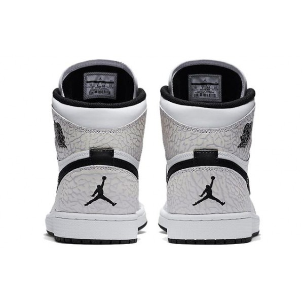 Air Jordan 1 Retro High White Elephant Print 839115-106