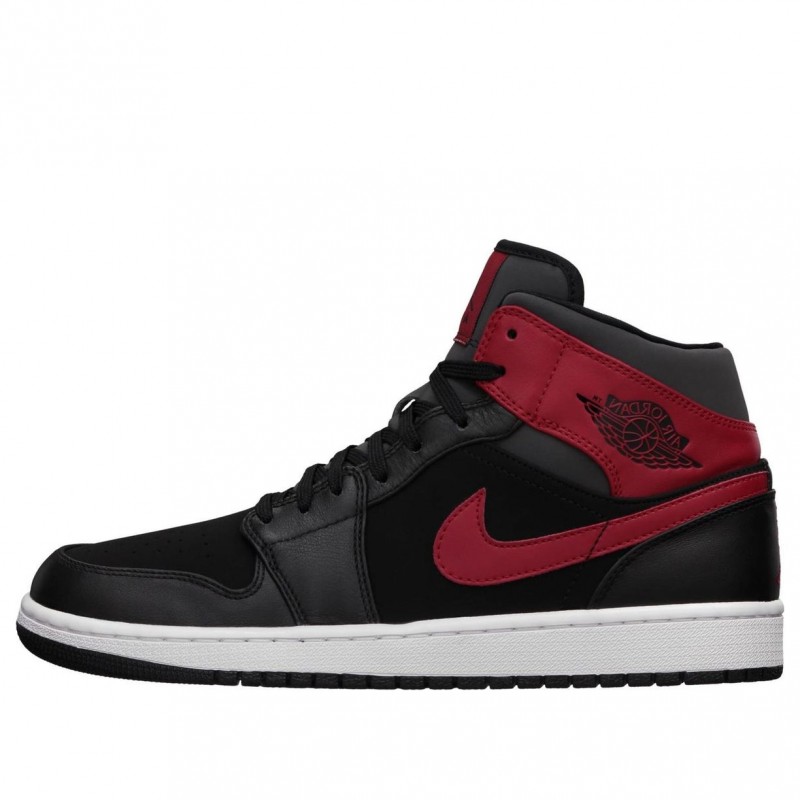 Air Jordan 1 Mid 'Gym Red' Black/Gym Red-Anthracite 554724-024