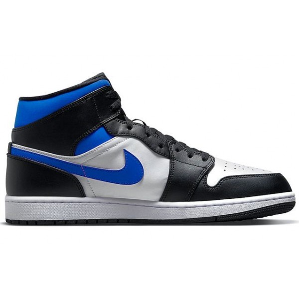 Air Jordan 1 Mid White Black Royal 554724-140