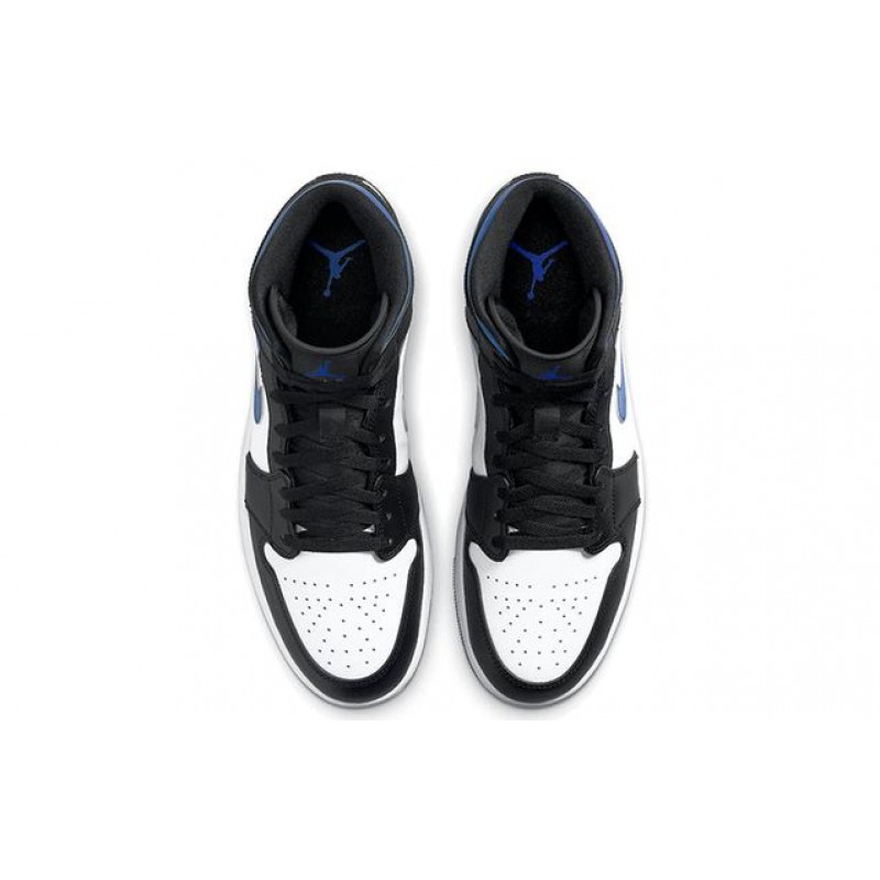 Air Jordan 1 Mid White Black Royal 554724-140