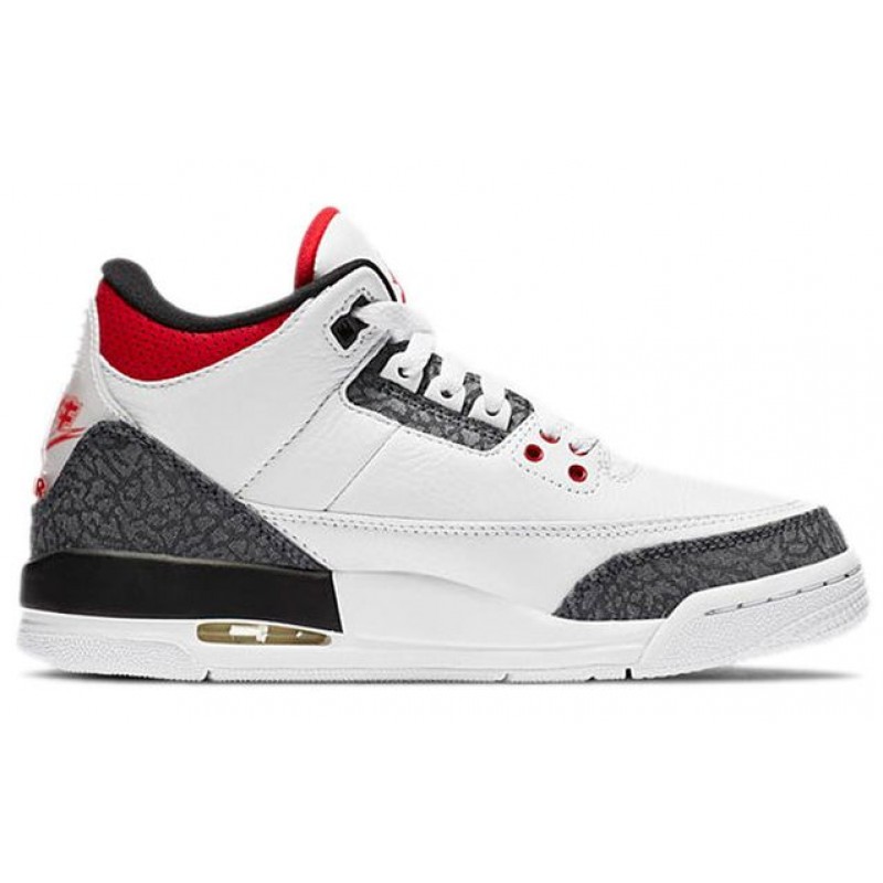 Air Jordan 3 SE-T GS 'Fire Red' Japan Exclusive White/Fire Red/Black DB4169-100