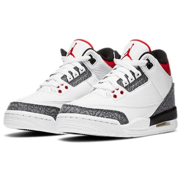 Air Jordan 3 SE-T GS 'Fire Red' Japan Exclusive White/Fire Red/Black DB4169-100