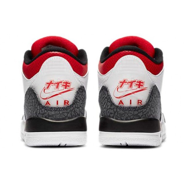 Air Jordan 3 SE-T GS 'Fire Red' Japan Exclusive White/Fire Red/Black DB4169-100