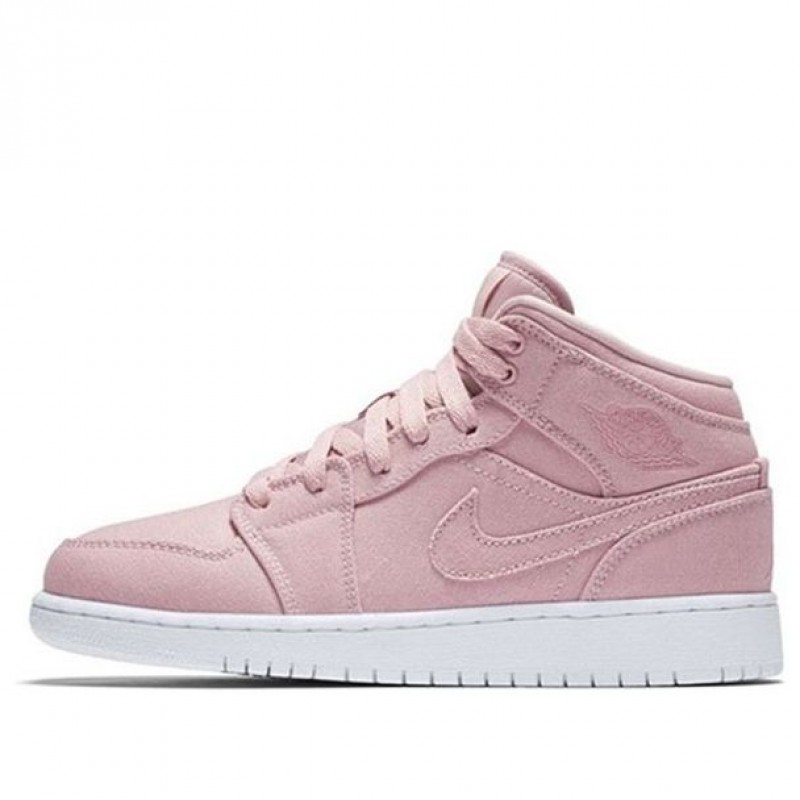 Air Jordan 1 Mid BG Sheen White 554725-620