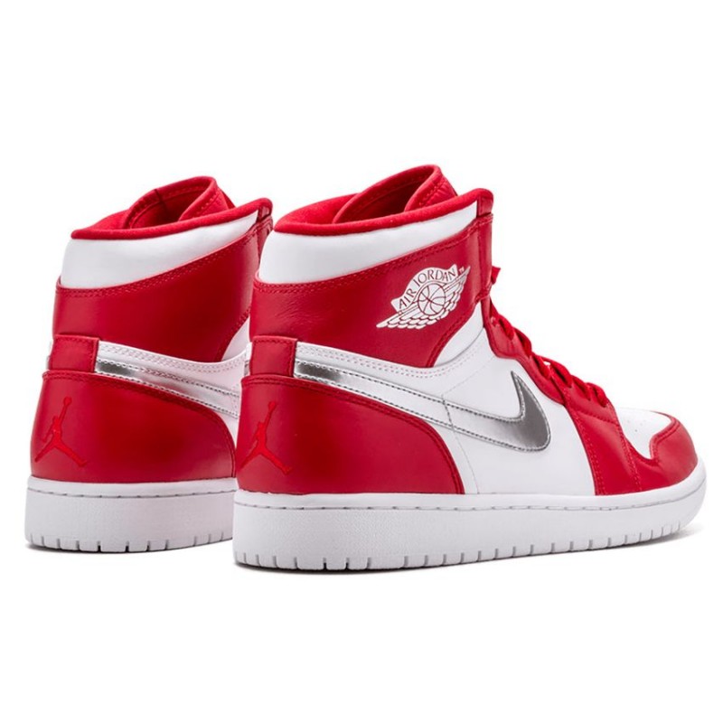 Air Jordan 1 Retro High Gym Red Metallic Silver 332550-602