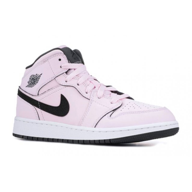 Air Jordan 1 Mid GS Pink Foam 555112-601