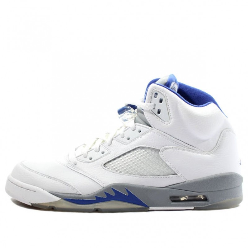 Air Jordan 5 Retro 'Stealth' White/Sport Royal-Stealth 136027-142