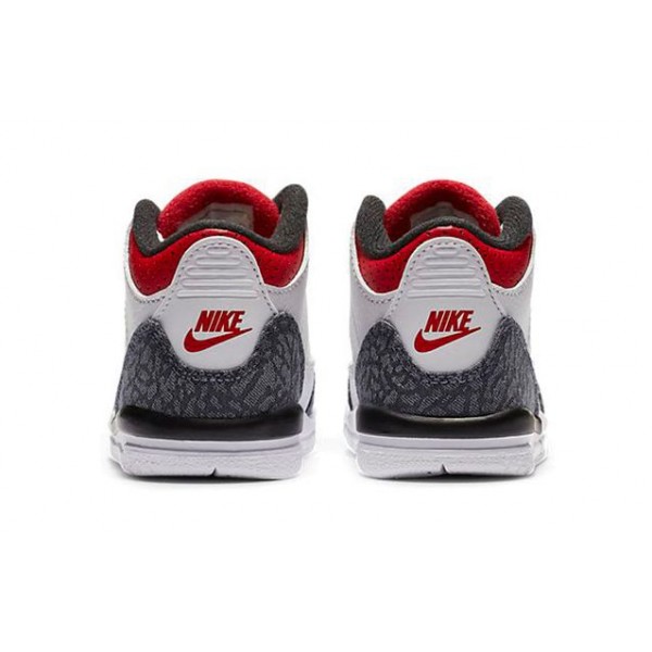 Air Jordan 3 Retro Denim SE TD 'Fire Red' White/Fire Red/Black DB0442-100