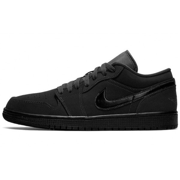 Air Jordan 1 Low 'Triple Black' Black/Black/Black 553558-056