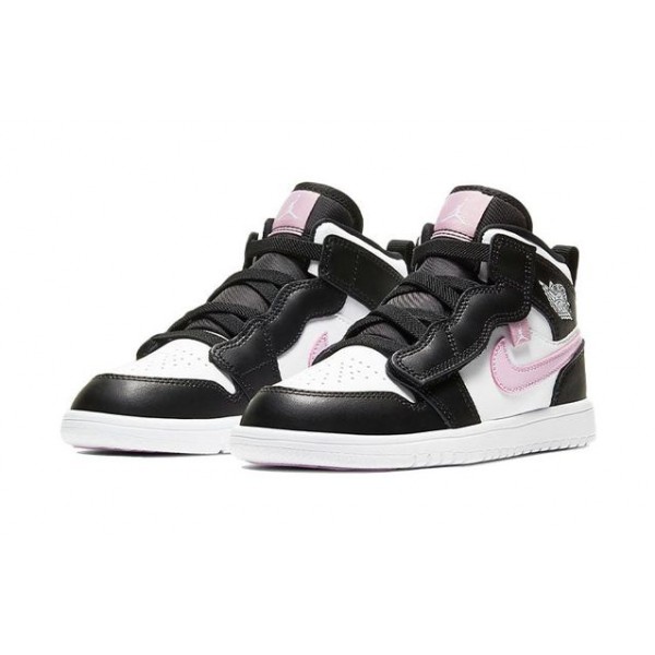 Air Jordan 1 Mid ALT BP White Light Arctic Pink (PS) AT4612-103