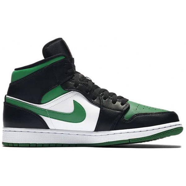 Air Jordan 1 Mid Green Toe 554724-067