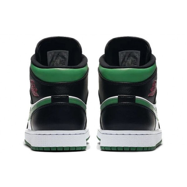 Air Jordan 1 Mid Green Toe 554724-067