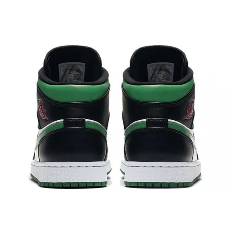 Air Jordan 1 Mid Green Toe 554724-067