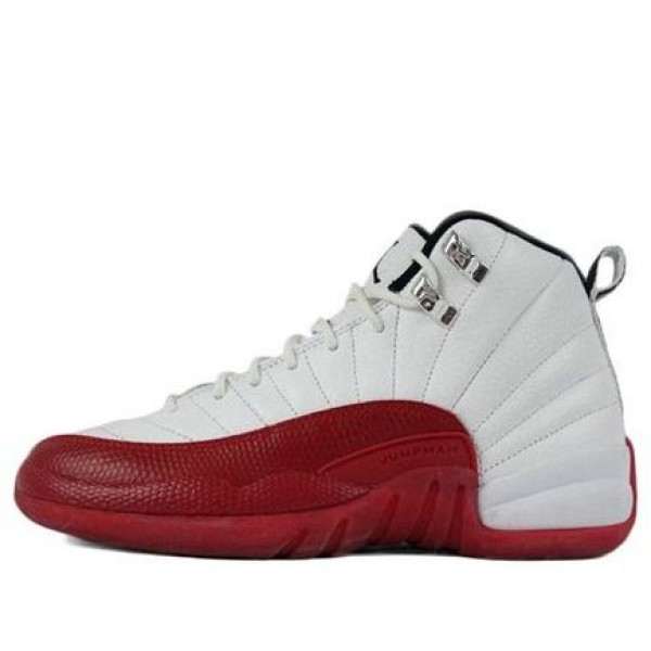 Air Jordan 12 Retro GS 'Cherry' 2009 White/Black-Varsity Red 153265-110