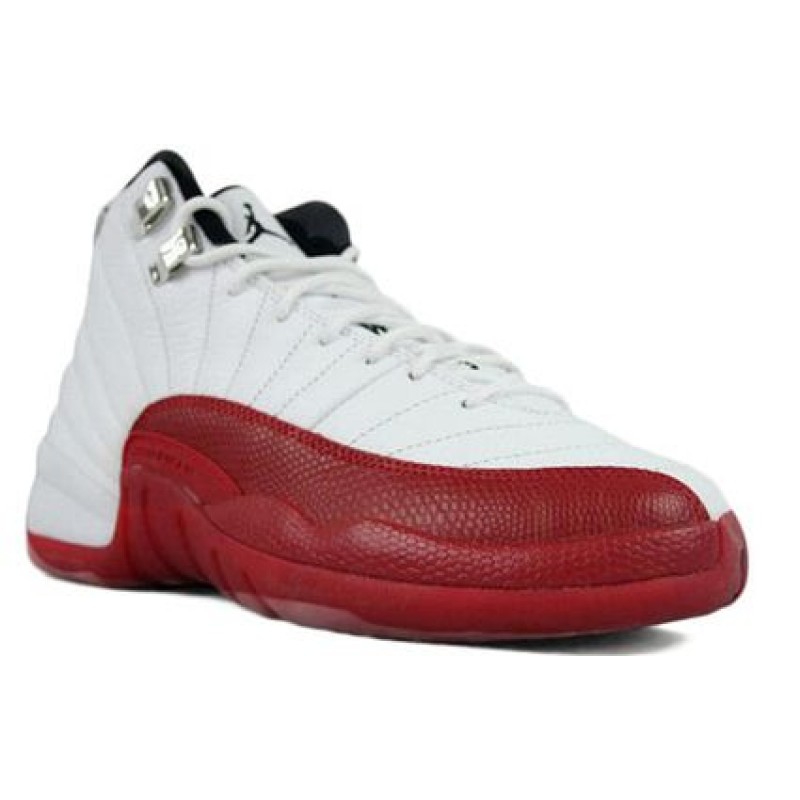 Air Jordan 12 Retro GS 'Cherry' 2009 White/Black-Varsity Red 153265-110