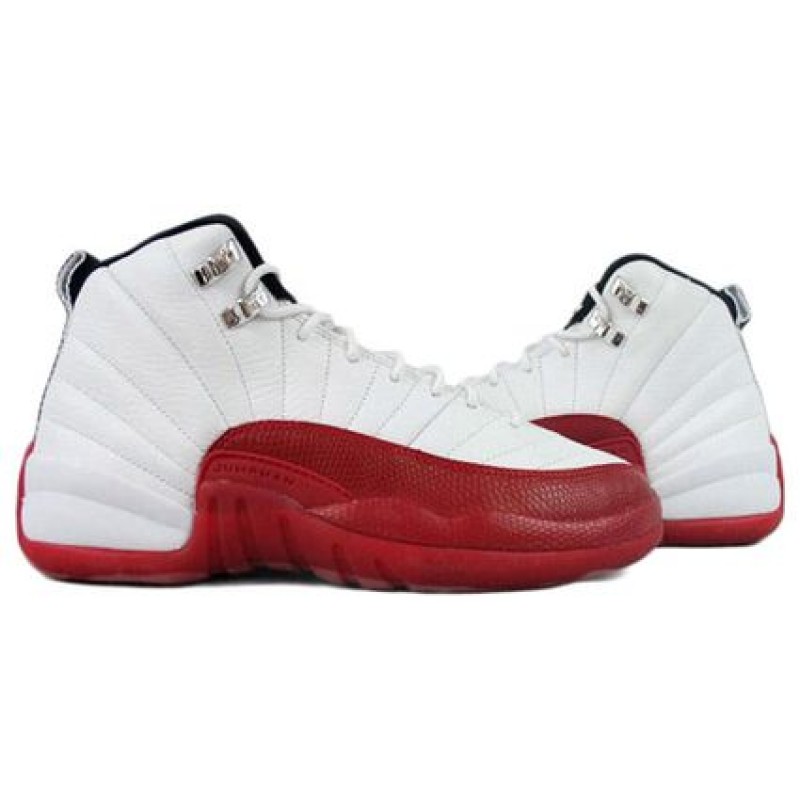 Air Jordan 12 Retro GS 'Cherry' 2009 White/Black-Varsity Red 153265-110