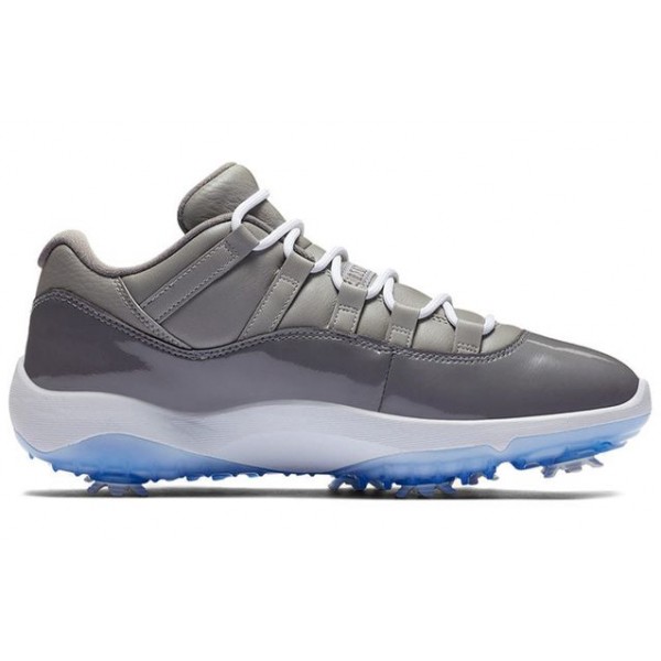 Air Jordan 11 Golf 'Cool Grey' Medium Grey/Gunsmoke/White AQ0963-002