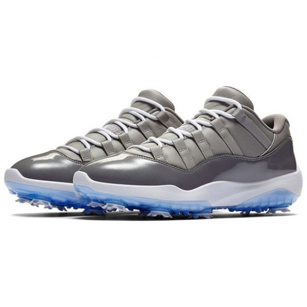 Air Jordan 11 Golf 'Cool Grey' Medium Grey/Gunsmoke/White AQ0963-002