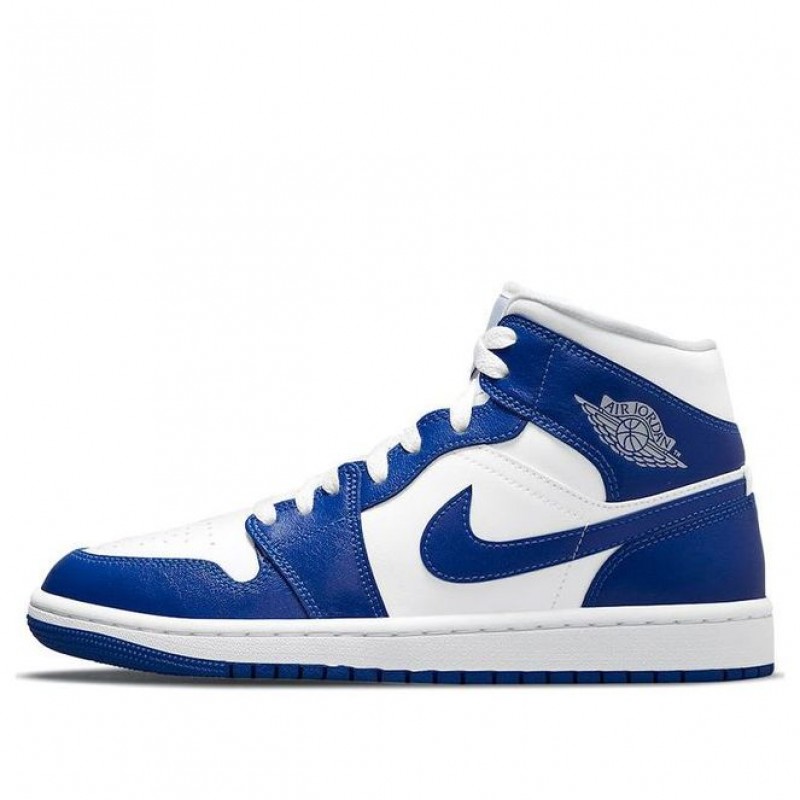 Nike Womens Air Jordan 1 Mid Kentucky Blue BQ6472-104