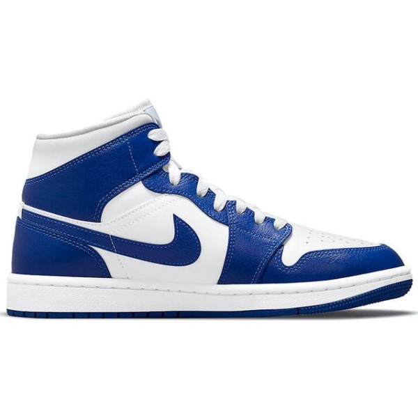 Nike Womens Air Jordan 1 Mid Kentucky Blue BQ6472-104