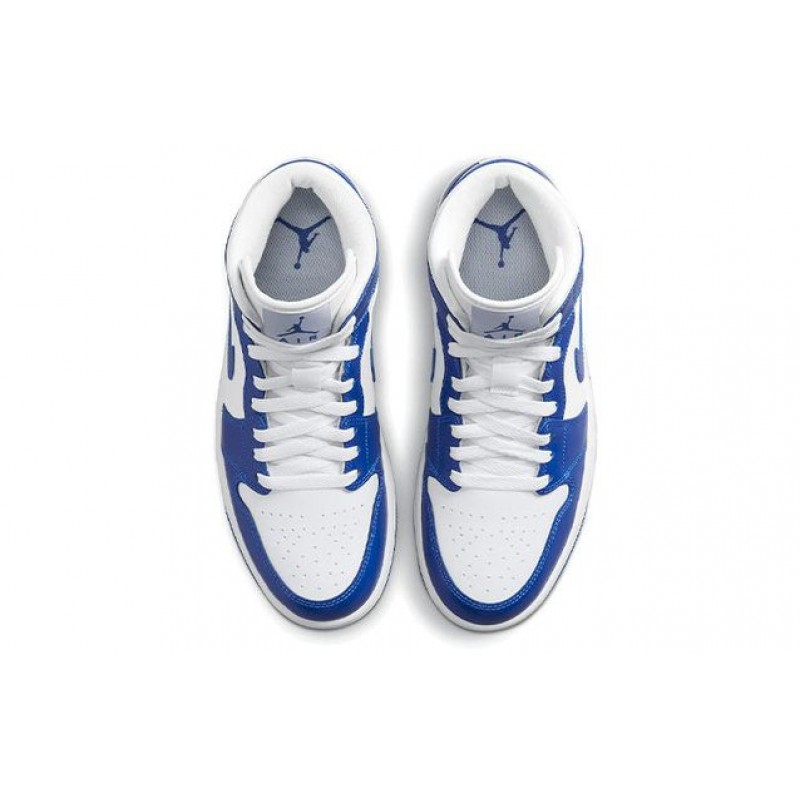 Nike Womens Air Jordan 1 Mid Kentucky Blue BQ6472-104