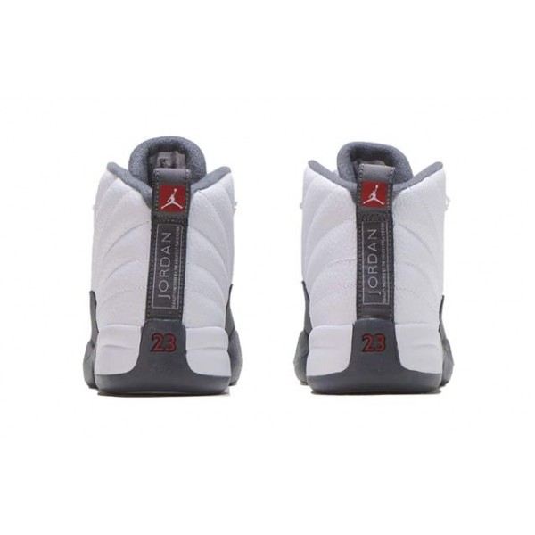 Air Jordan 12 Retro BP 'Dark Grey' White/Dark Grey/Gym Red 151186-160