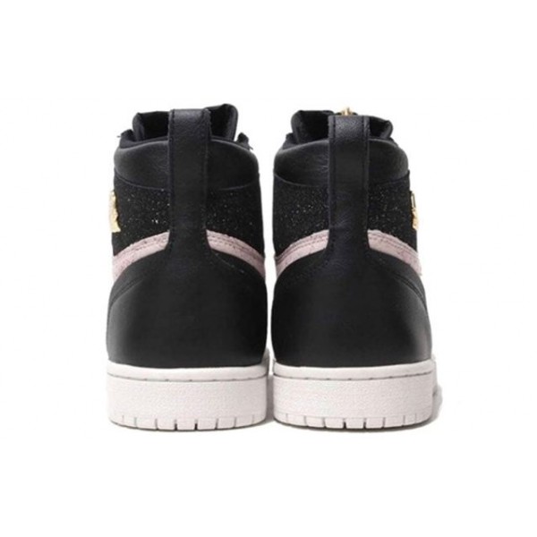 Womens WMNS Air Jordan 1 High Zip 'Silt Red' Black/Metallic Gold-Phantom-Silt Red AQ3742-001